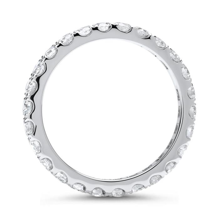 18ct white gold eternity ring 26 diamonds