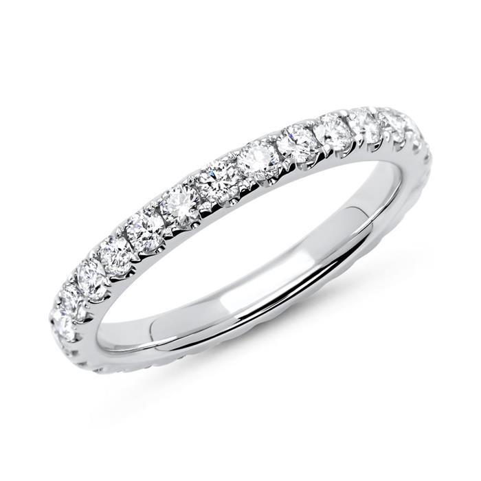 Anillo memoire platino 950 29 diamantes