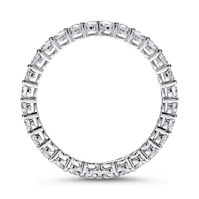 Eternity ring 14ct white gold 28 diamonds