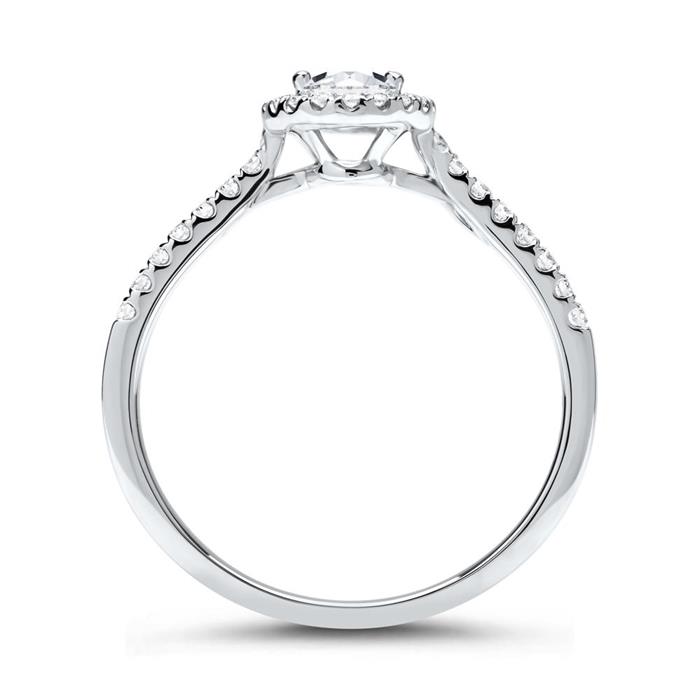 950 platinum engagement ring with diamonds