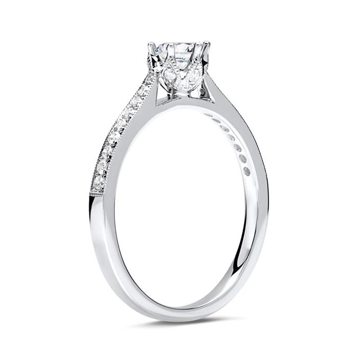 Ring 950 platinum for diamonds