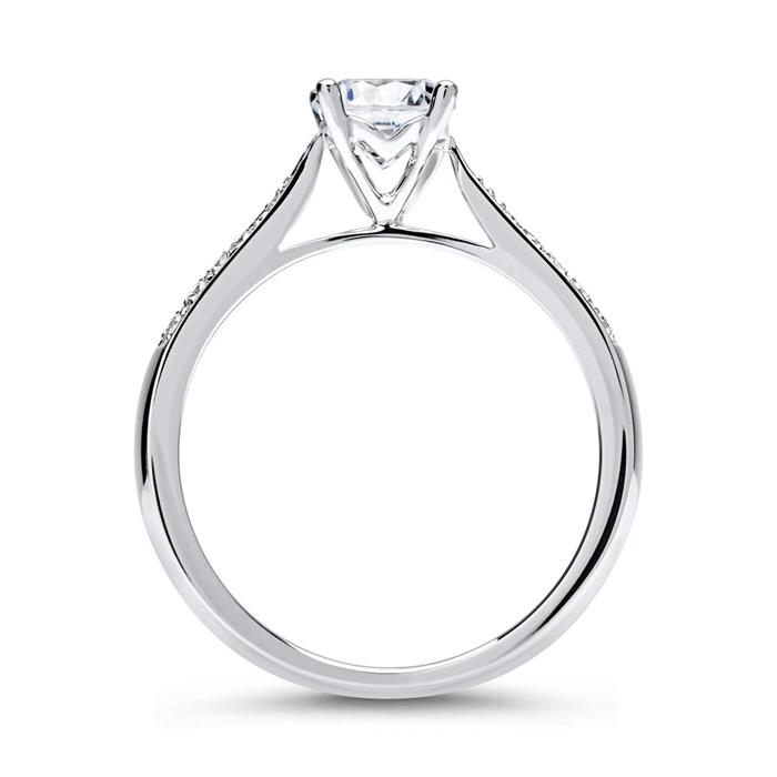 Diamond Ring 18ct White Gold