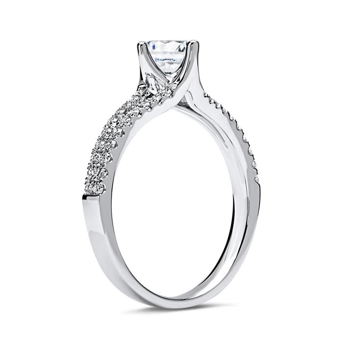 Diamond ring 950 platinum