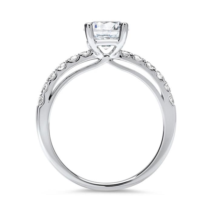 950 platinum engagement ring with diamonds
