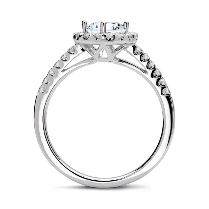 Diamanten Ring 950 Platina