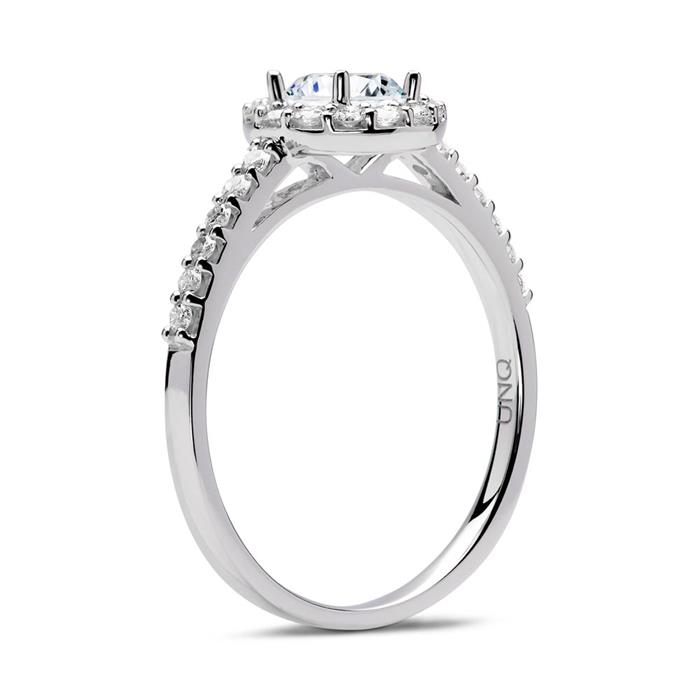 950 platinum engagement ring with diamonds