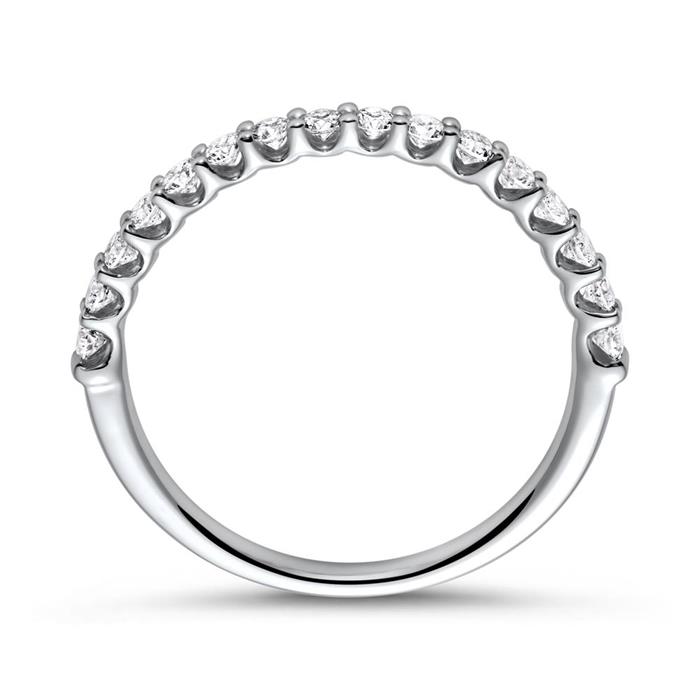 Eternity ring 950 platinum 16 diamonds