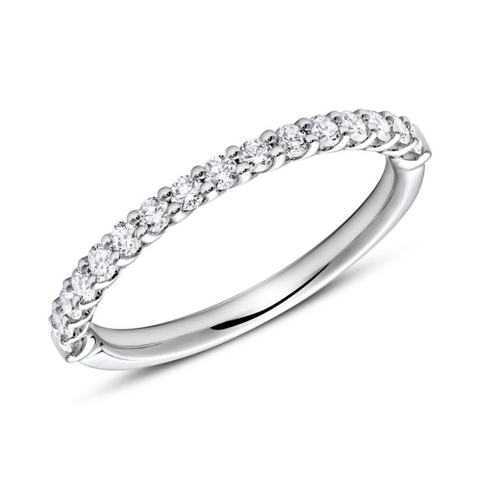 Eternity Ring 585er Weißgold 16 Diamanten