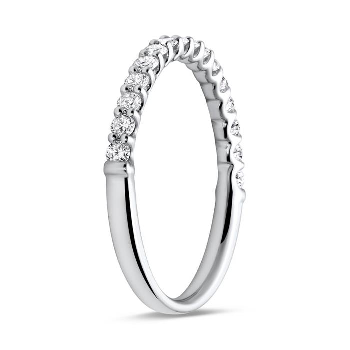 Eternity Ring 585er Weißgold 16 Diamanten