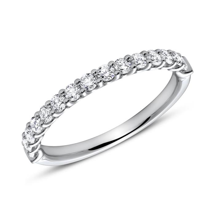 950er Platin Eternity Ring 15 Diamanten
