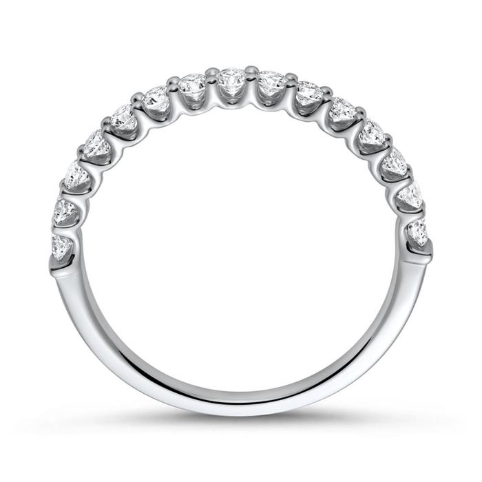 950er Platin Eternity Ring 15 Diamanten