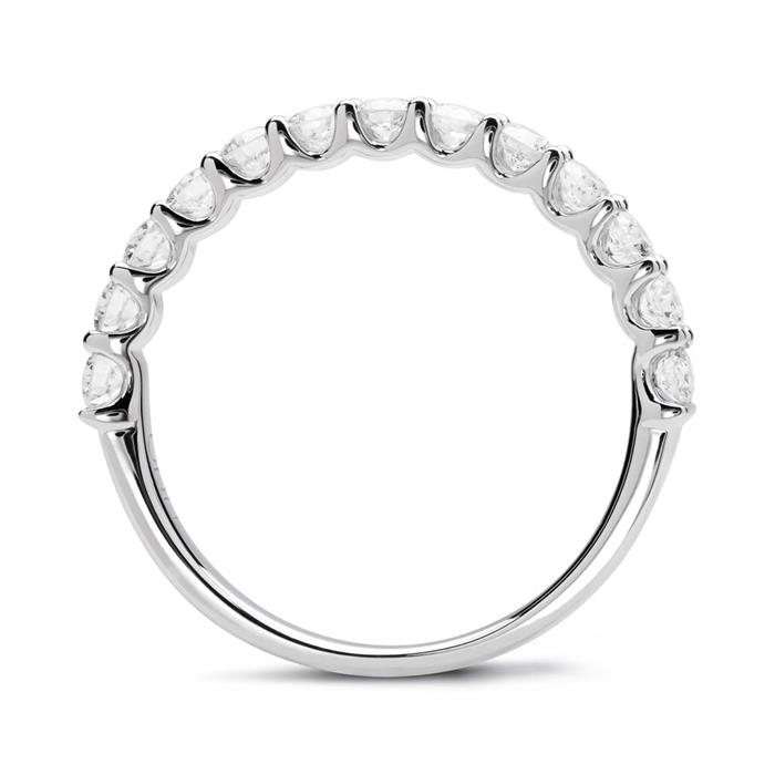 14 karaat witgouden eternity ring 13 briljanten