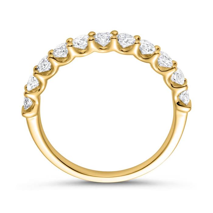 Eternity ring 18 karaat goud Diamant