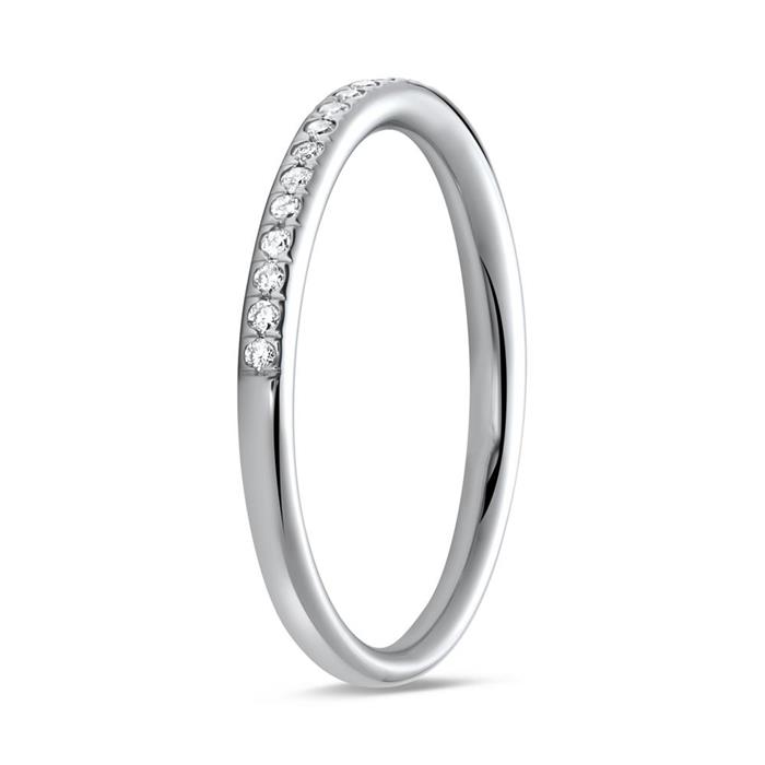 950er Platin Eternity Ring 25 Diamanten