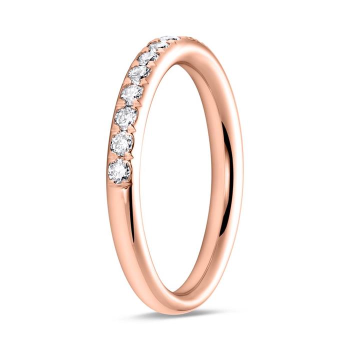 585er Roségold Memoire Ring