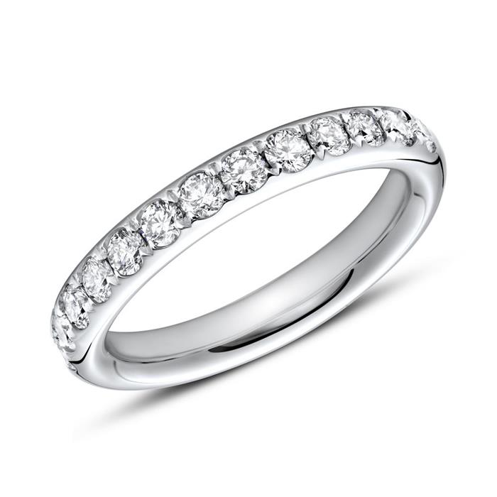 Eternity ring 950 platina 13 Diamanten