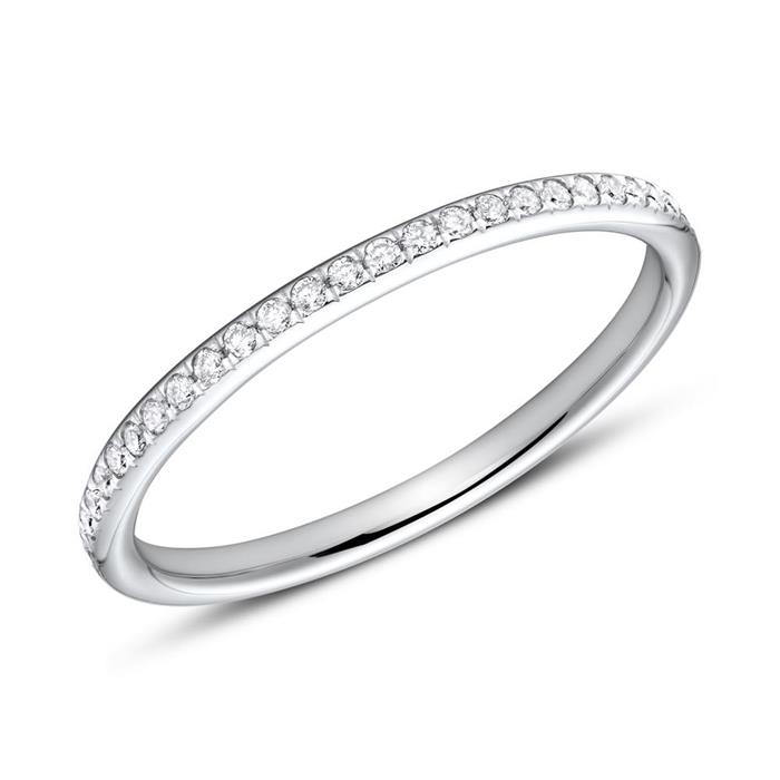 Ring volle eeuwigheid 950 platina 49 Diamanten