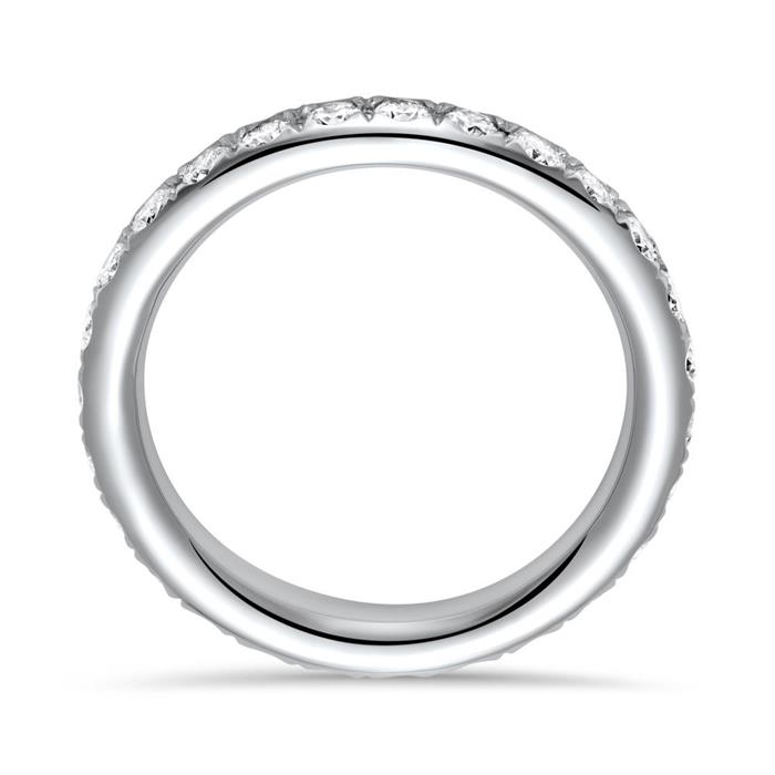 950er Platin Eternity Ring 27 Diamanten