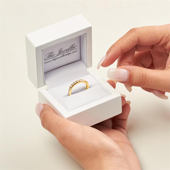 Eternity Ring 750er Gold 25 Diamanten