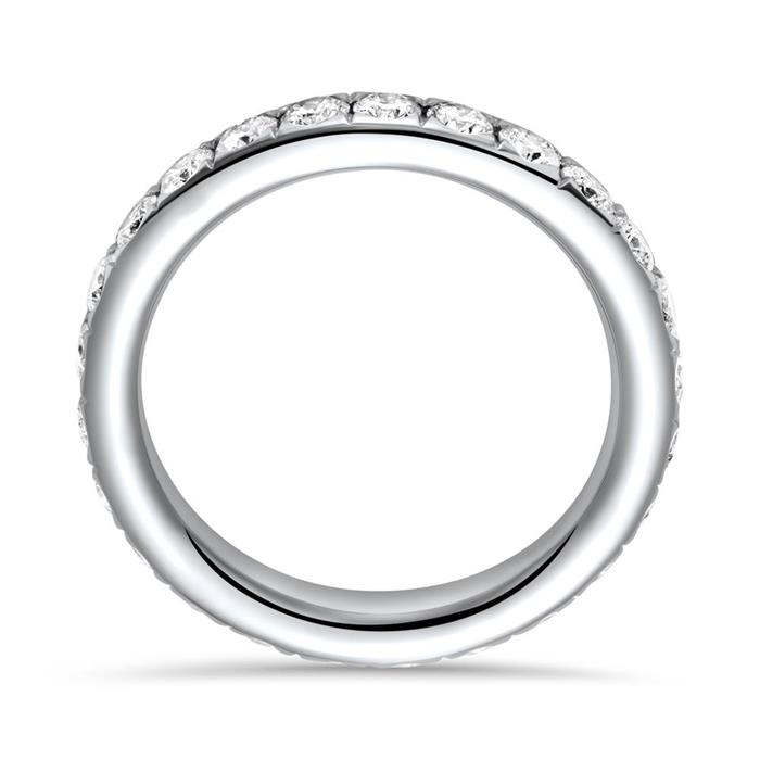 Eternity ring 950 platinum 25 diamonds