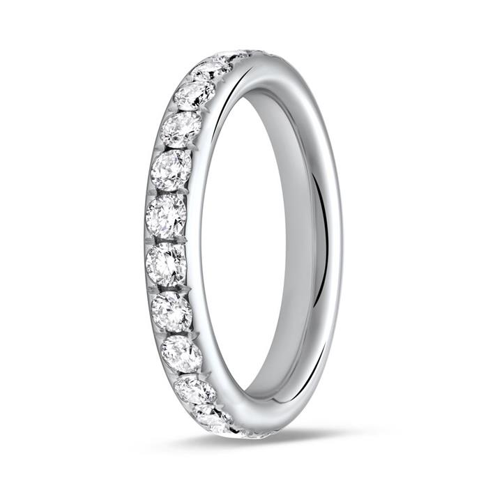 Eternity Ring 950er Platin 25 Diamanten