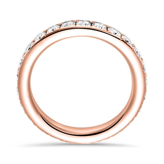 Eternity Ring 750er Ros&#xE9;gold 25 Diamanten