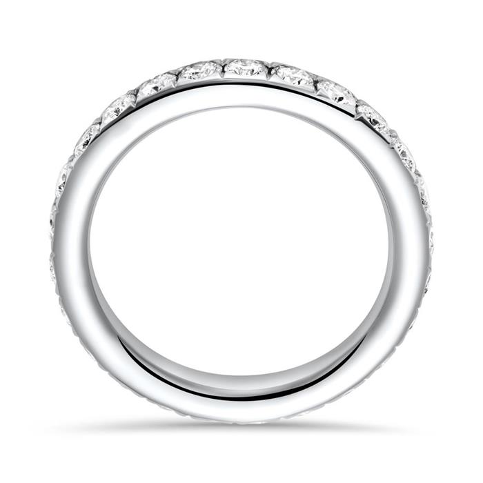 Eternity Ring 750er Weißgold 25 Diamanten