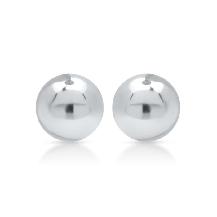 Stainless steel ear studs, spherically polished