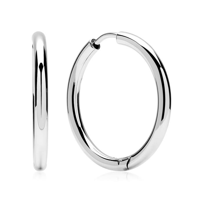 Stainless steel hoops for women