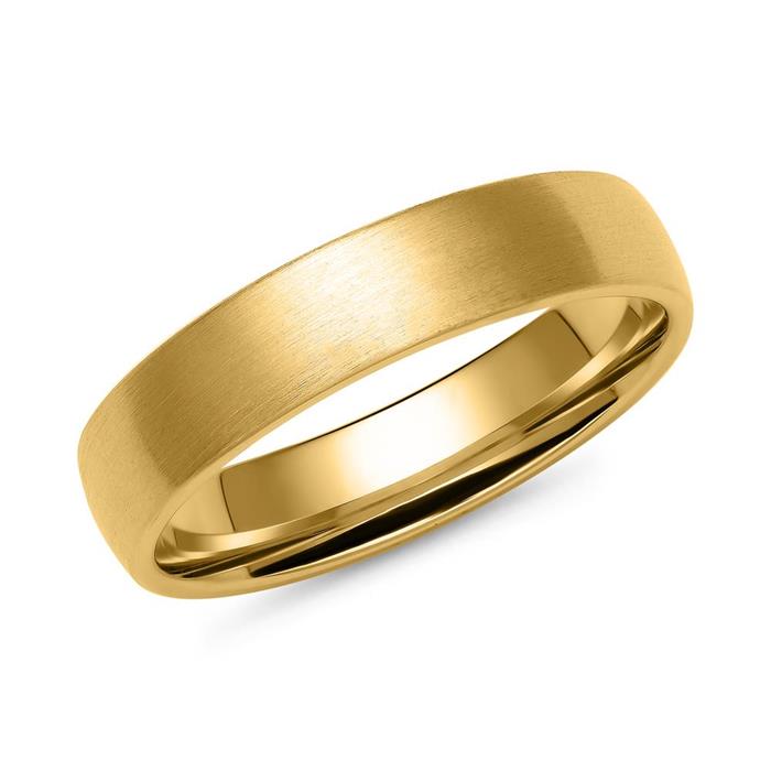 Gold wedding rings with 7 diamonds