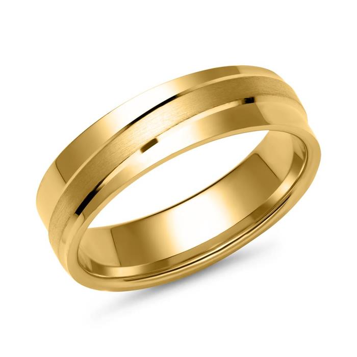 Wedding rings in gold with 38 diamonds