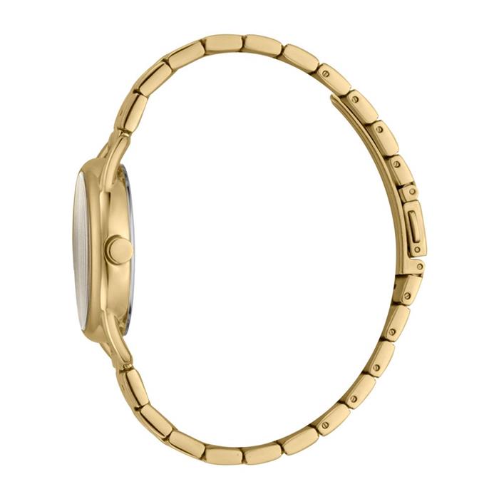 Esprit Watch And Bracelet Debi Flowers S For Ladies, Gold ES1L216M0095