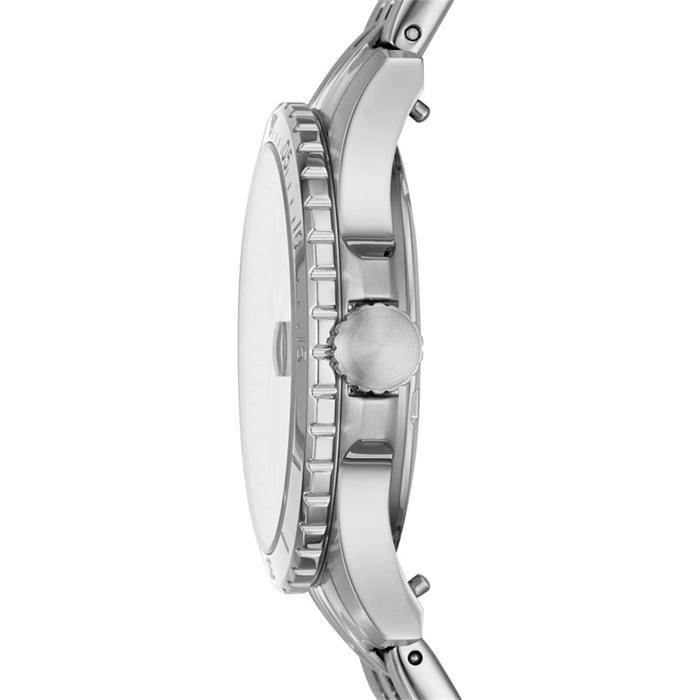 Stainless steel quartz watch for ladies