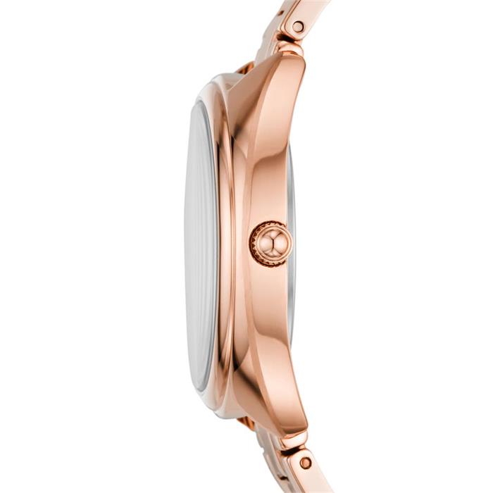 Reloj de mujer gabby de acero inoxidable, rosado