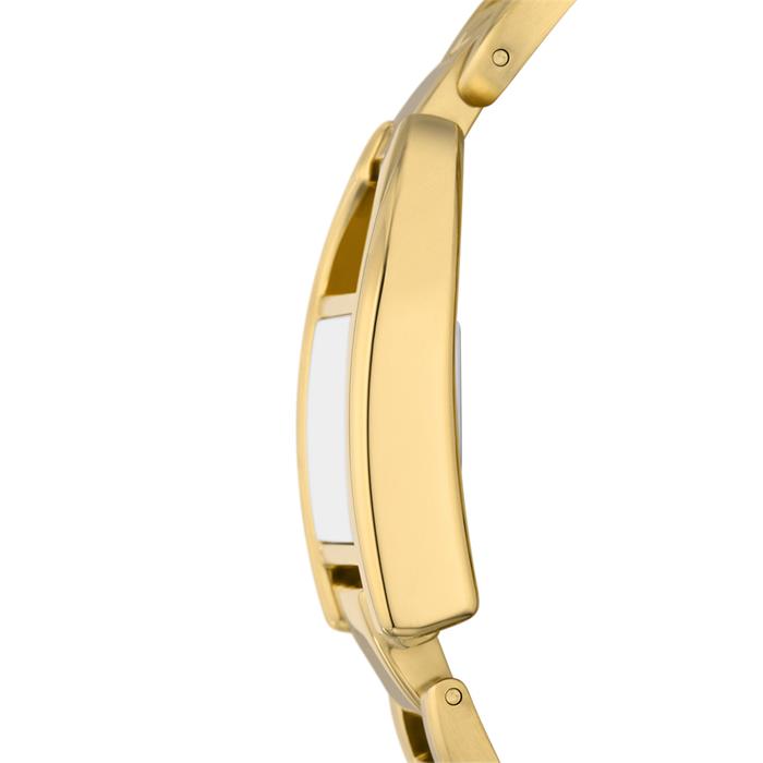 Harwell Quartz horloge voor dames in roestvrij staal, IP goud