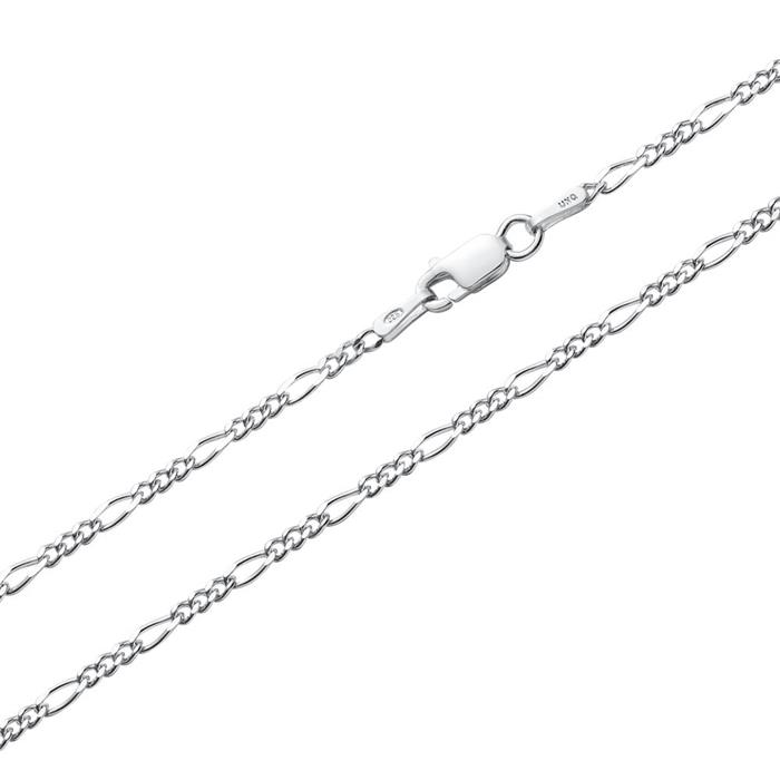 Sterling silver chain: Figaro chain silver 2mm