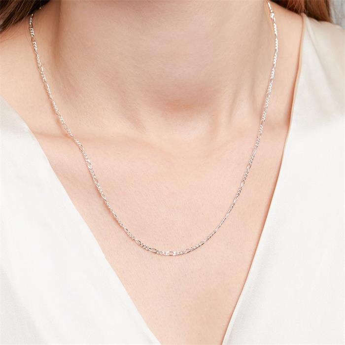 Sterling silver chain: Figaro chain silver 2mm