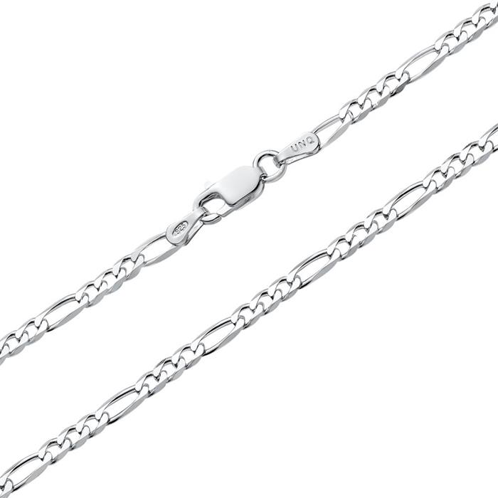 Sterling silver chain: Figaro chain silver 3,5mm