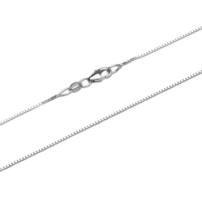 Venetian style necklace 9ct white gold