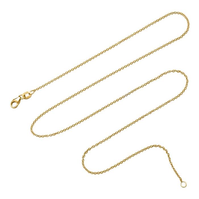 9ct gold anchor chain