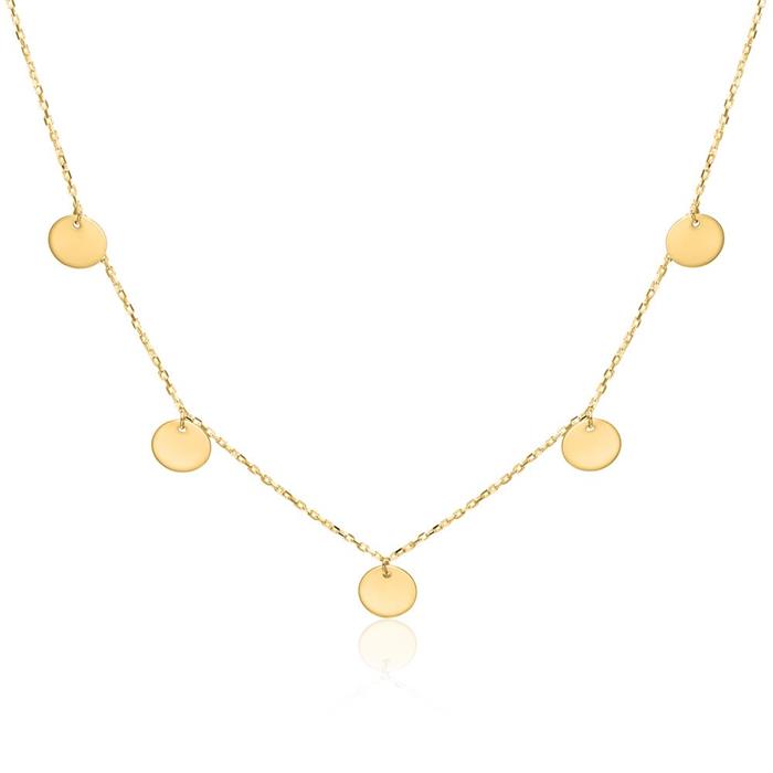 9K gold plate chain for ladies