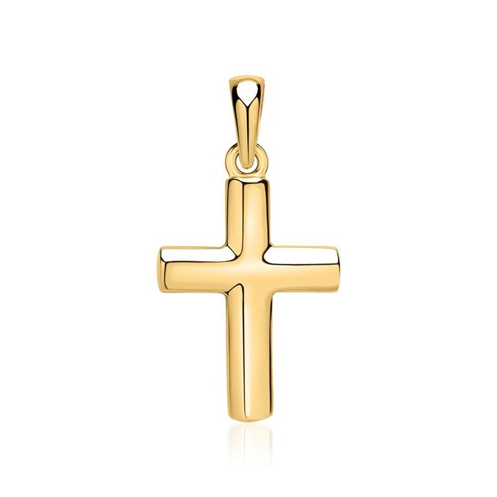 Gold chain: 8ct yellow gold with cross