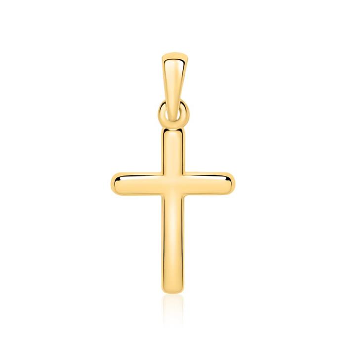 9-carat gold cross necklace