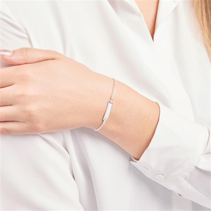 925 Silberarmband Gravur