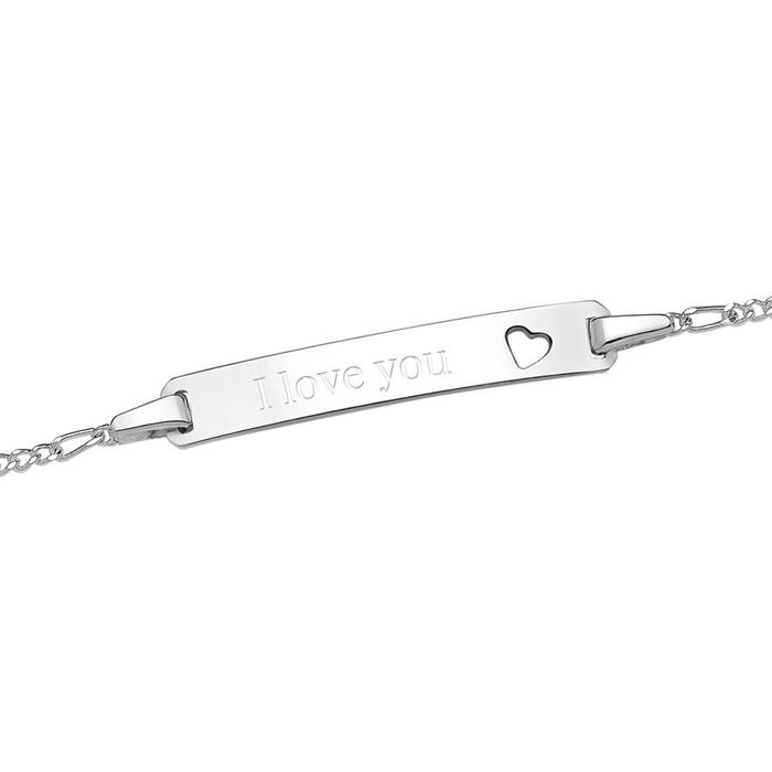 Sterling silver bracelet engraving