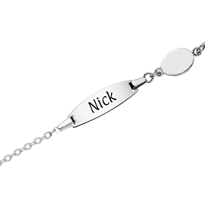 Engravable 925 silver bracelet