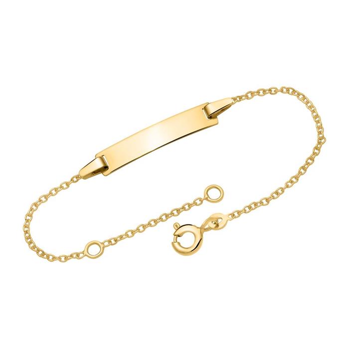 14 quilates pulsera de oro para mujer