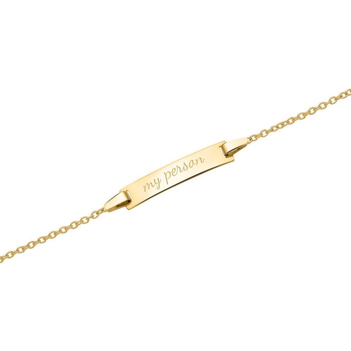 14K gold bracelet for women