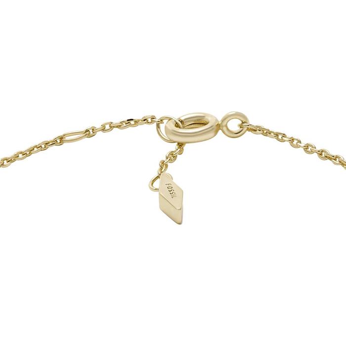 Sadie bracelet in stainless steel with zirconia, IP gold