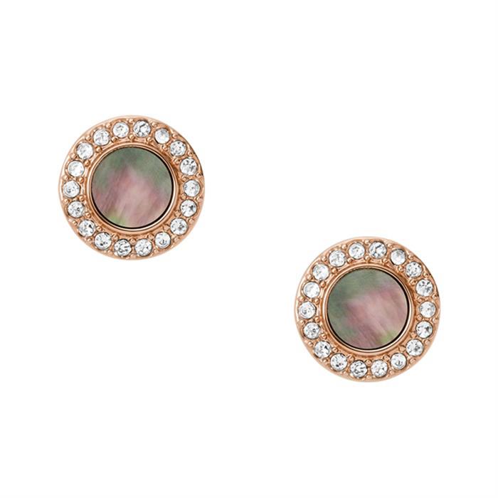 Ohrstecker Gray Mother of Pearl Glitz Studs